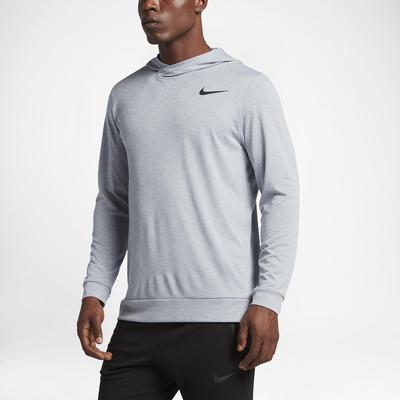 Nike Mens Breathe Training Hoodie - Pure Platinium/Black - main image