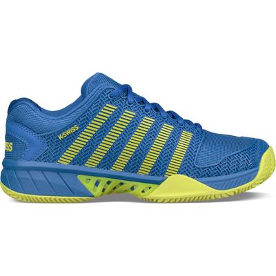 K-Swiss Kids Hypercourt Express HB Tennis Shoes - Blue/Neon Citron - main image