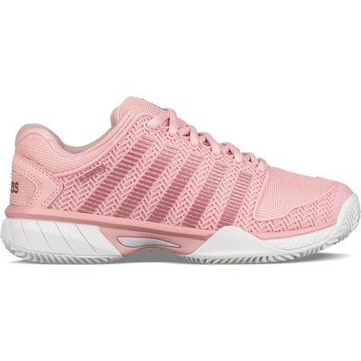 K-Swiss Kids Hypercourt Express HB Tennis Shoes - Coral Blush/White - main image