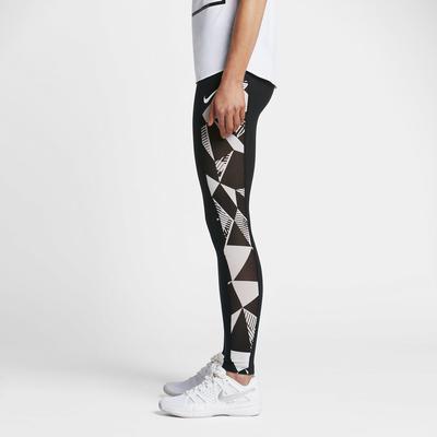 Nike Womens Court Tennis Tights - Black 