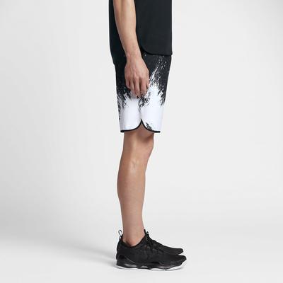 Nike Mens Flex 9 Inch Tennis Shorts - Black/White - main image
