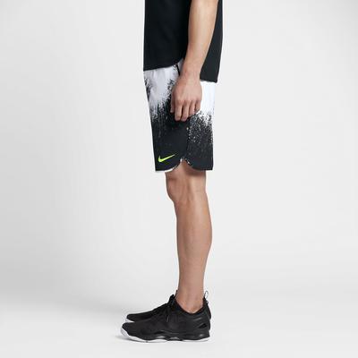 Nike Mens Flex 9 Inch Tennis Shorts - Black/White - main image