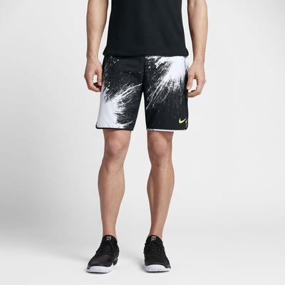 Nike Mens Flex 9 Inch Tennis Shorts - Black/White - main image