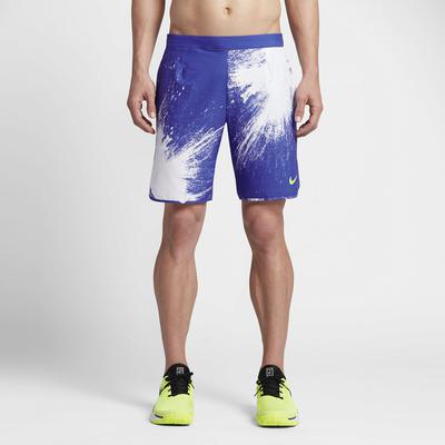 Nike Mens Flex 9 Inch Tennis Shorts - Paramount Blue