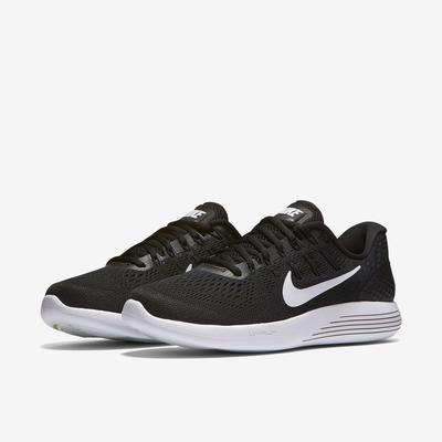 Nike Womens LunarGlide 8 Running Shoe - Black/White - main image