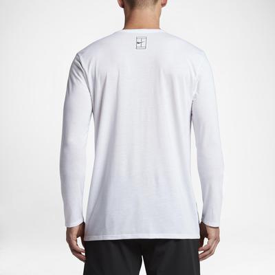 Nike Mens Practice Tennis Top - Black/White - main image