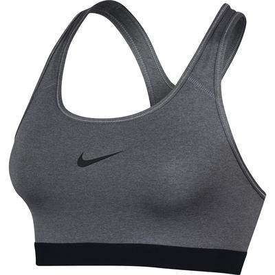 Nike Womens Pro Classic Sports Bra - Carbon Heather/Black - main image