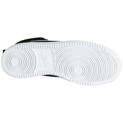 Nike Womens Court Borough Mid Shoes - Black/White - main image