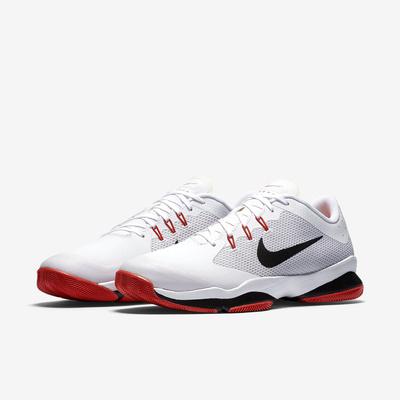 Nike Mens Air Zoom Ultra Tennis Shoes - White/Orange - main image