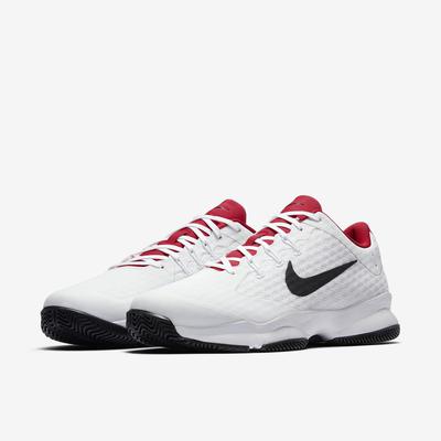 Nike Mens Air Zoom Ultra Tennis Shoes - White/Black/Red - main image
