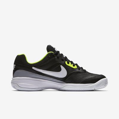 Nike Mens Court Lite Tennis Shoes - Black/Grey - main image
