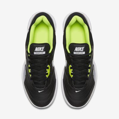 Nike Mens Court Lite Tennis Shoes - Black/Grey - main image