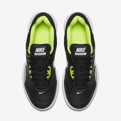 Nike Mens Court Lite Tennis Shoes - Black/Grey - main image