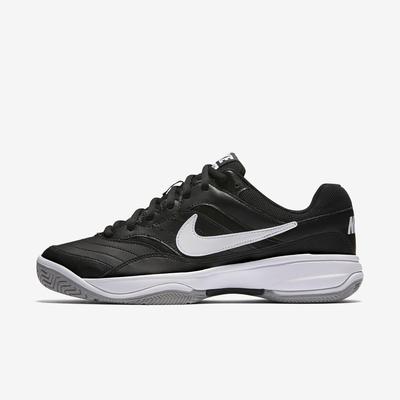 Nike Mens Court Lite Tennis Shoes - Black/White - main image