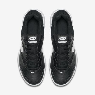 Nike Mens Court Lite Tennis Shoes - Black/White - main image