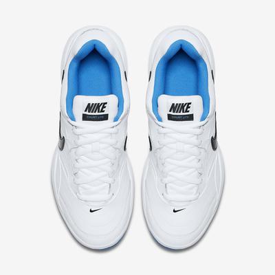Nike Mens Court Lite Tennis Shoes - White/Photo Blue - main image