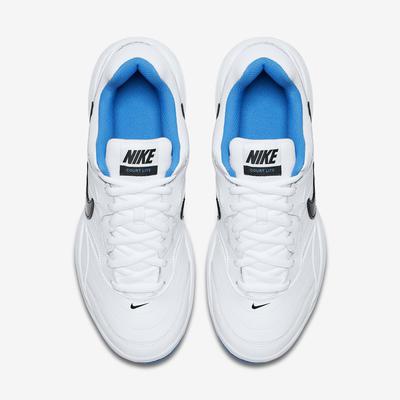 Nike Mens Court Lite Tennis Shoes - White/Photo Blue - main image