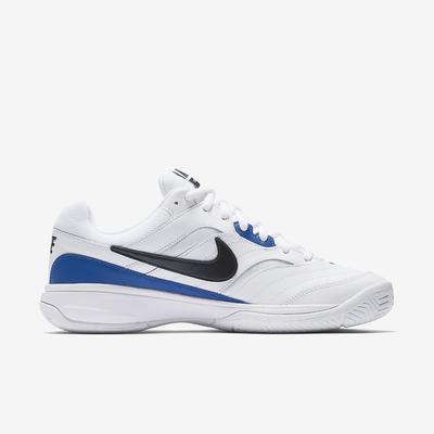 Nike Mens Court Lite Tennis Shoes - Black/White