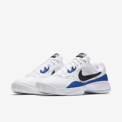 Nike Mens Court Lite Tennis Shoes - Black/White - main image