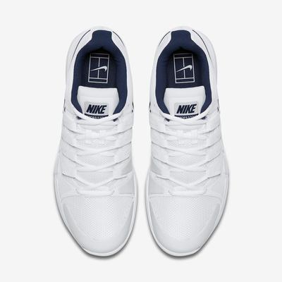 Nike Mens Court Zoom Vapor 9.5 Tour Carpet Tennis Shoes - White/Binary Blue - main image