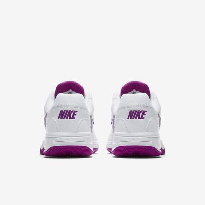 Nike Womens Court Lite Tennis Shoes - White/Vivid Purple - main image