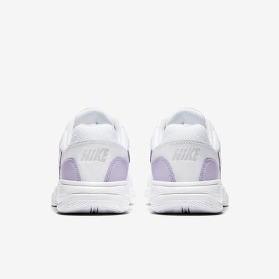 Nike Womens Court Lite Tennis Shoes - White/Violet - main image