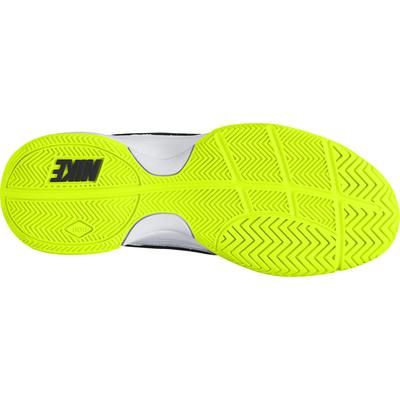 Nike Womens Court Lite Tennis Shoes - White/Black/Volt - main image