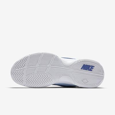 Nike Womens Court Lite Tennis Shoes - Ice Blue/White - main image
