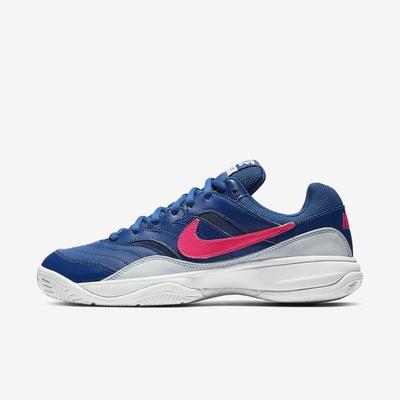 Nike Womens Lite Tennis Shoes - Blue/Shocking Pink - main image