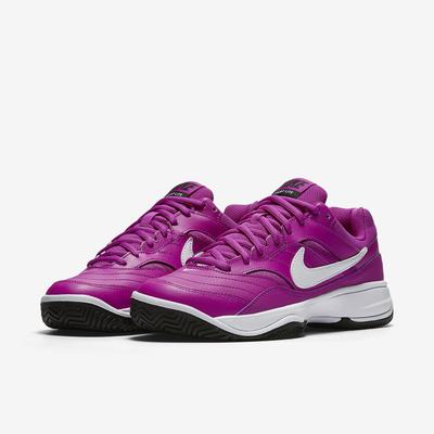 Nike Womens Court Lite Tennis Shoes - Violet/Black - main image