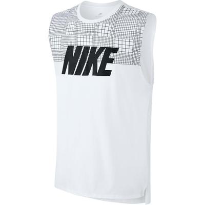 Nike Mens Sportswear Advance 15 Tank Top - White/Black - main image