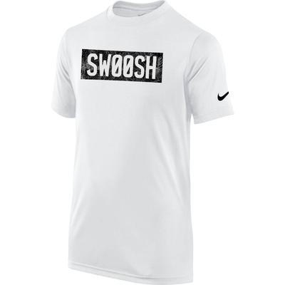 Nike Boys Swoosh T-Shirt - White - main image