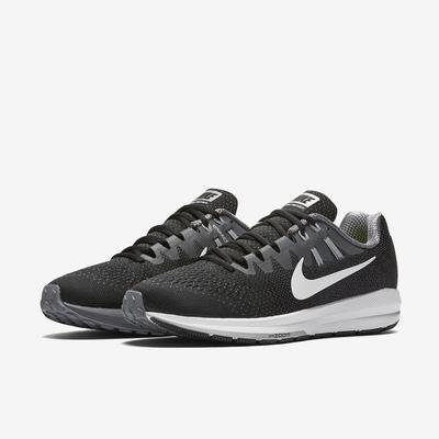 Nike Mens Air Zoom Structure 20 Running Shoes - Black/Grey - main image