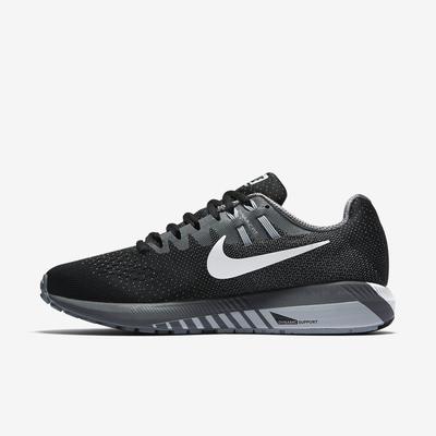 Nike Womens Air Zoom Structure 20 Running Shoe - Black/Grey - main image