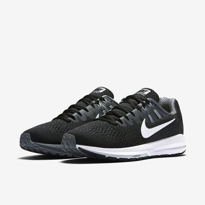 Nike Womens Air Zoom Structure 20 Running Shoe Black Grey Tennisnuts