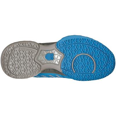 K-Swiss Kids BigShot Light 3.0 Omni Tennis Shoes - White/Blue/Coral - main image