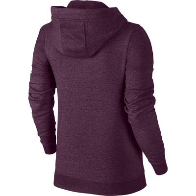 Nike Womens Sportswear Hoodie - Bordeaux/White - Tennisnuts.com