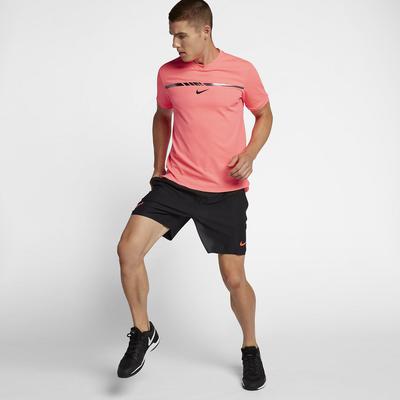 Nike Mens AeroReact Rafa Challenger Top - Hot Punch - main image