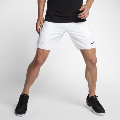 Gargle Begging collide Nike Mens Court Flex RF 9 Inch Tennis Shorts - White - Tennisnuts.com