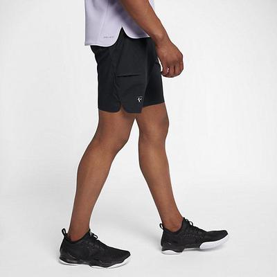 Nike Mens Court Flex RF 9 Inch Tennis Shorts - Black - main image