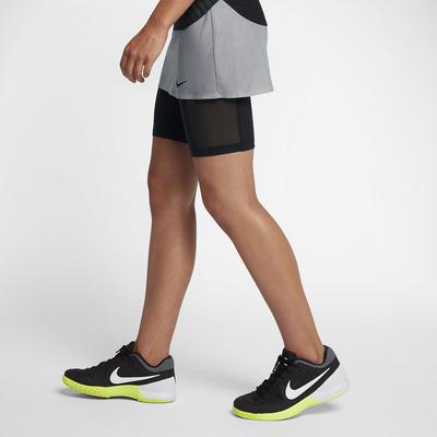 Nike Womens Dry Tennis Skirt - Metallic Platinium/Black - main image