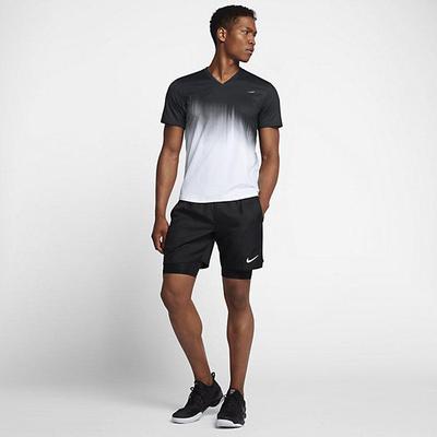 Nike Mens Roger Federer Top - White/Black - main image