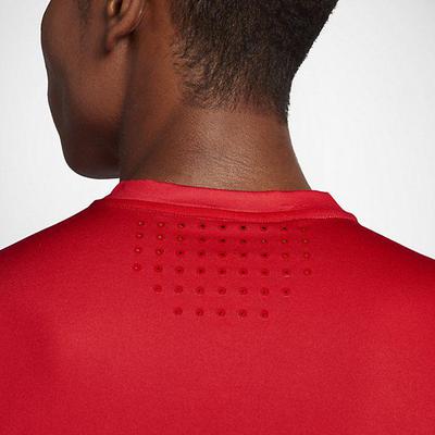 Nike Mens Roger Federer Top - White/Action Red - main image