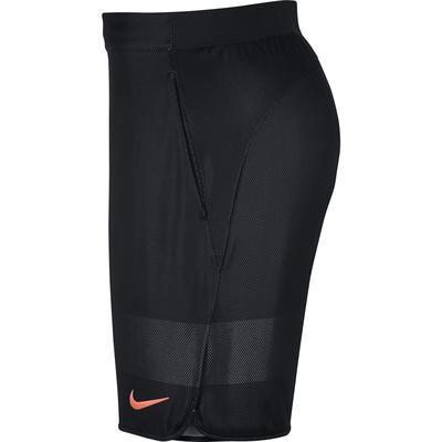 Nike Mens Court Tennis Shorts - Black/Hot Punch - main image