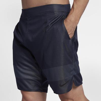 Nike Mens Court Tennis Shorts - Thunder Blue/Dark Grey - main image