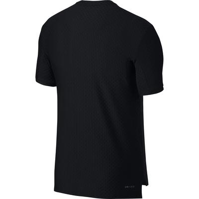 Nike Mens NikeCourt Tennis Top - Black/White - main image