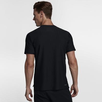 Nike Mens NikeCourt Tennis Top - Black/White - main image