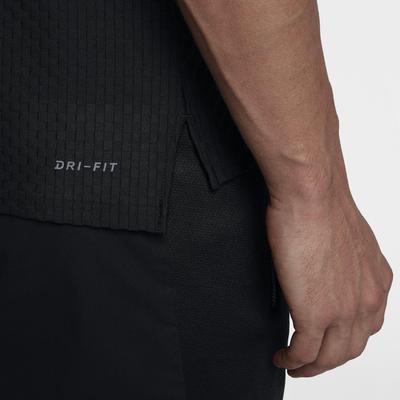 Nike Mens NikeCourt Tennis Top - Black/White - main image