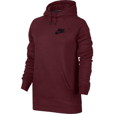 Nike Womens Sportswear Rally Hoodie - Team Red/Black - main image