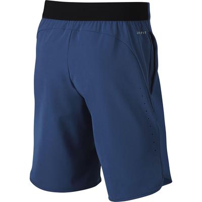 Nike Boys Flex Ace Tennis Shorts - Gym Blue/White  - main image